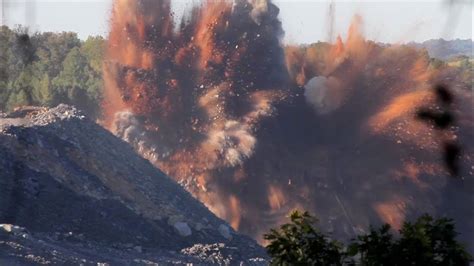Huge Mining Explosion Caught On Camera Youtube