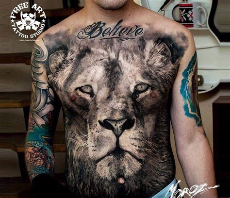 Lion Tattoo By Alexey Moroz Photo 23906
