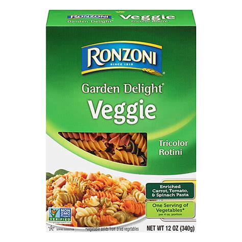 Ronzoni Garden Delight Tri Color Rotini Pasta And Noodles Miller And