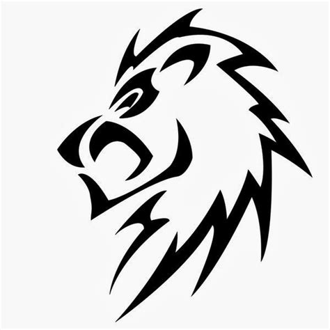 They are locally available and are sold in stacks or in singles. Awesome Black Outline Leo Tattoo Stencil | Tattoo graphic ...