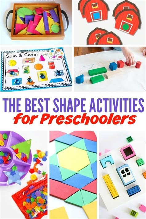 Preschool online learning activities, preschool lesson plans, pre k songs & kids learning games online for teaching pre k & toddlers at home or school. The Best Shape Activities For Preschoolers - fun and ...