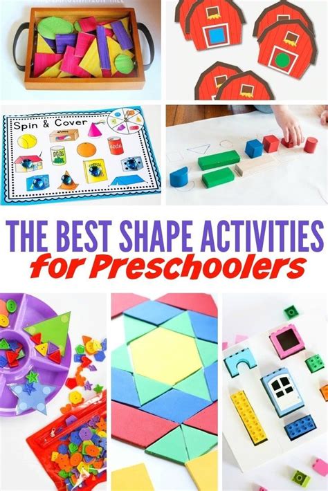 Activities for whole group math instruction. The Best Shape Activities For Preschoolers - fun and ...