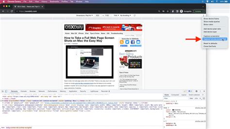Capture Full Size Webpage Scrolling Screenshots In Chrome