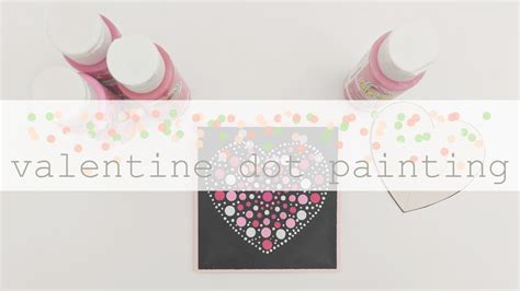 Valentine Dot Painting Beginner Dot Art Youtube
