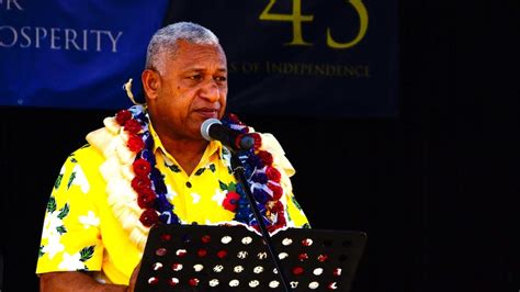 Fiji Prime Minister Frank Bainimarama Courts Investors In Sydney Abc