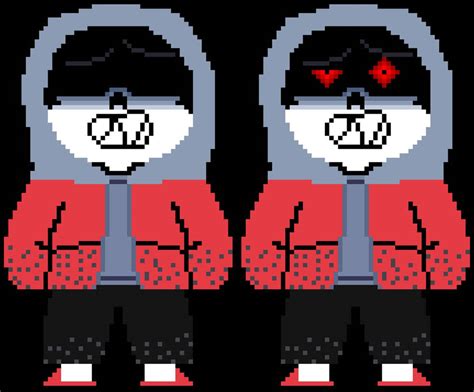Dustfell Sans My Style And Also Remade Sprite By Cotsuma On Deviantart