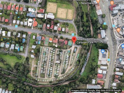 Comment se rendre a la direction. Newmarket Gardens Caravan Park | Camp Around Australia