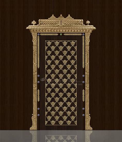 Brass Pooja Room Door Designs Brass Door Accessories