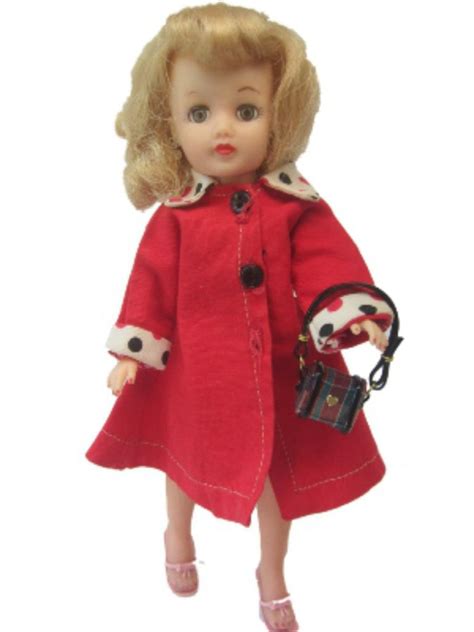 1950s Little Miss Revlon Ideal Fashion Doll 10 Vintage Coat Mod