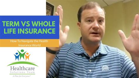 Term v whole life insurance. Term vs Whole Life Insurance - YouTube