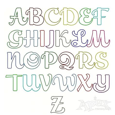 The strokes may vary in width but often appear to have been created by wet brush. 161 best Casual Embroidery Fonts images on Pinterest ...