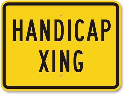 400+ vectors, stock photos & psd files. Handicap Xing - Crossing Sign, SKU: K-4140