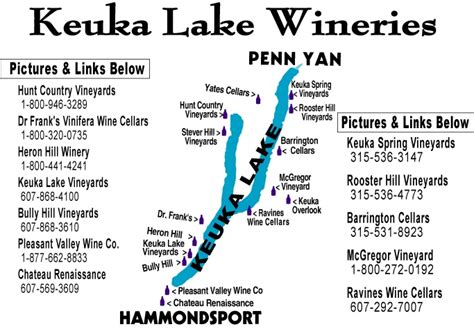 Keuka Lake Wineries Map Adrian Kristine