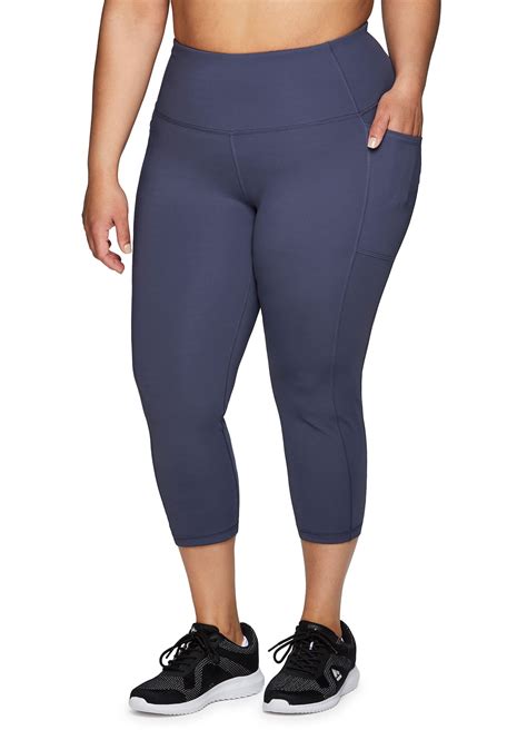 Rbx Rbx Active Women S Plus Size Squat Proof Capri Legging With Pockets Walmart Com