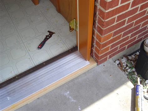 How Do I Fill The Gap Under My Front Door Threshold