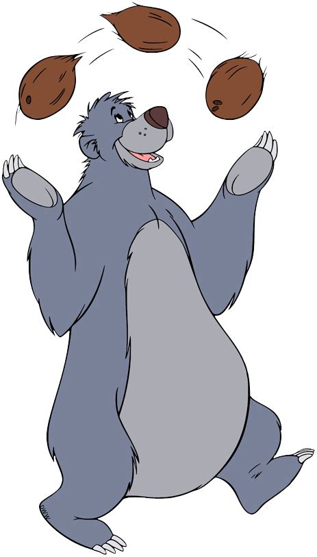 Baloo Juggling Disney Drawings Sketches Jungle Book Characters