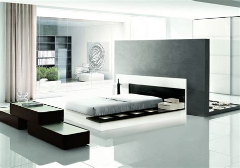 Impera Modern Contemporary Lacquer Platform Bed Black Design Co