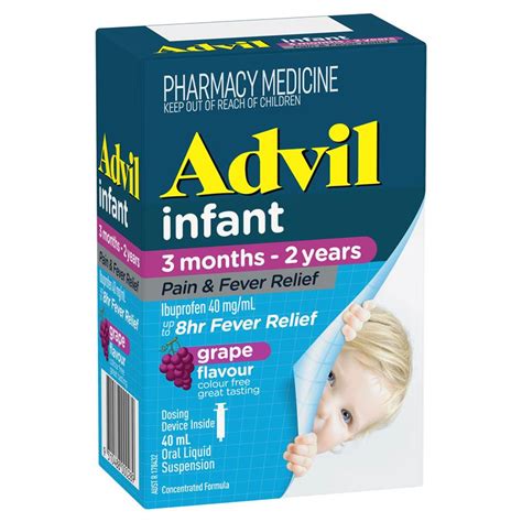 Buy Advil Pain And Fever Infant Drops 40ml Online At Epharmacy