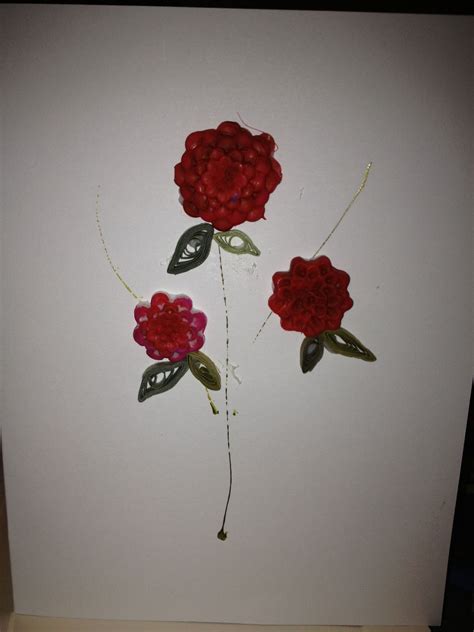 Maybe you would like to learn more about one of these? Mod podge flowers kissed with quilled leaves. (With images ...