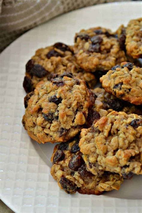 The Best Oatmeal Raisin Cookies Small Town Woman