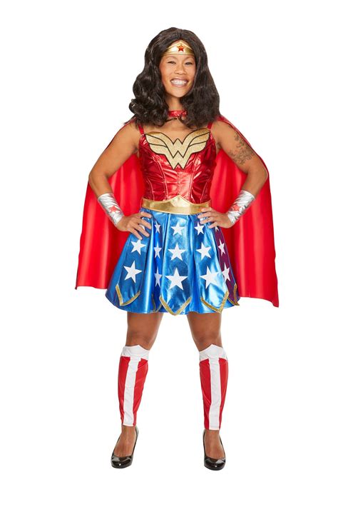 Wonder Woman Halloween Costume Wig Adult Party City
