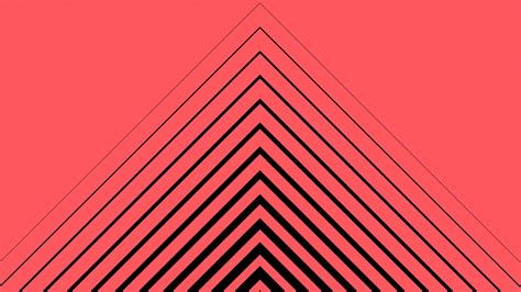 Illustration Minimalism Red Symmetry Triangle Pattern Geometry