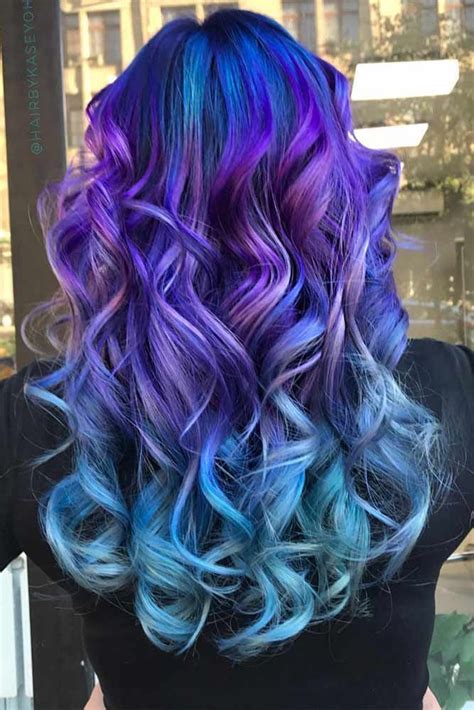 Blue and purple look so good together, why not try it out on your hair? 24 Blue And Purple Hair Looks That Will Amaze You | Hair ...