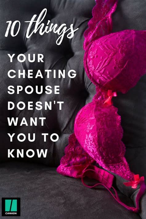 10 Things Your Cheating Spouse Doesnt Want You To Know Huffpost