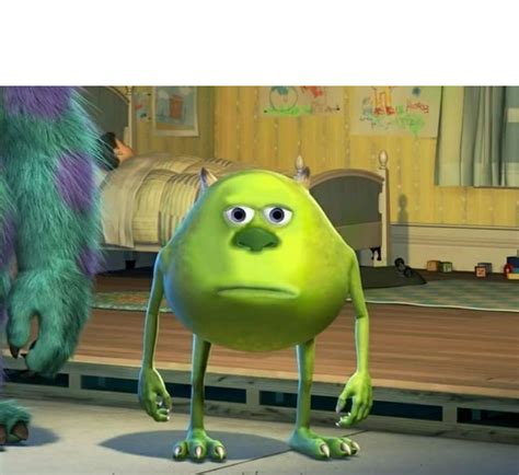 Memes that will never snitch. Mike Wazowski-Sulley Face Swap Blank Template - Imgflip