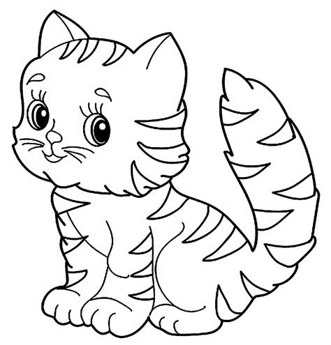 Desenho Gato Para Colorir MODISEDU