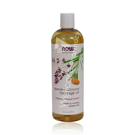 Now Lavender Almond Massage Oil 473ml