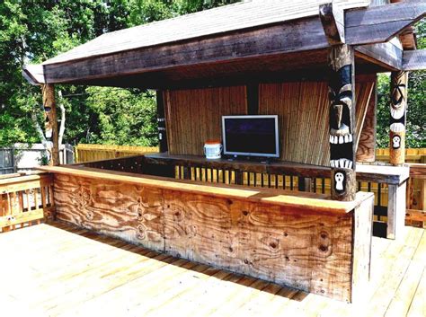 15 Some Of The Coolest Concepts Of How To Build Backyard Tiki Bar Ideas