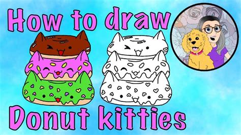 How To Draw A Donut Cat Stack Drawings Drawing Tutorial Draw