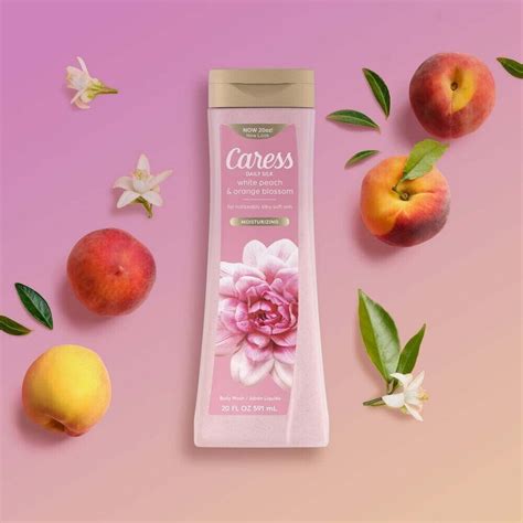Caress Body Wash Daily Silk Body Soap With White Peach And Orange Blossom