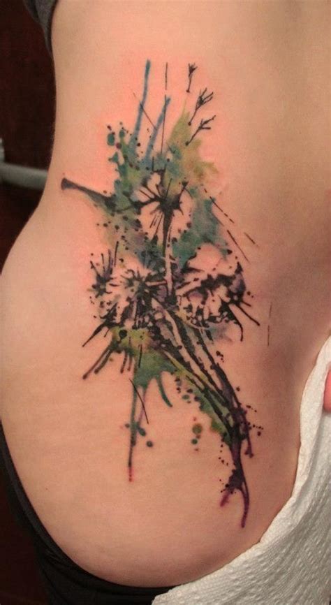 Dandelions By Gene Coffey Tattoos Watercolor Tattoo