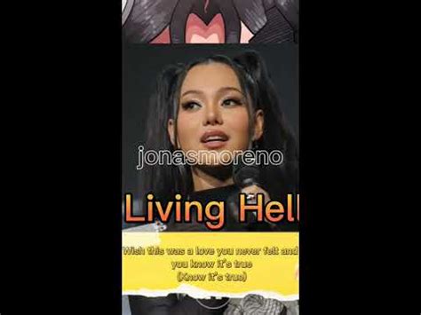 Bella Poarch Living Hell Lyric Video Part Youtube