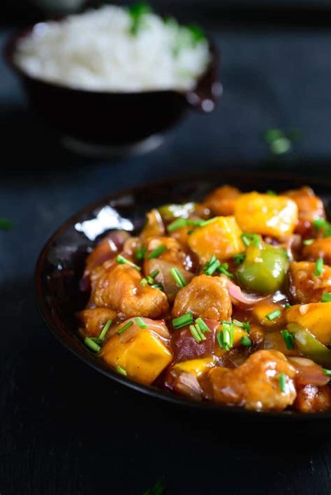 Homemade Asian Mango Chicken Recipe - Whiskaffair