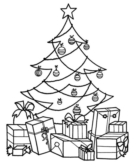 Regalos de Navidad para colorear dibujos | Colorear imágenes