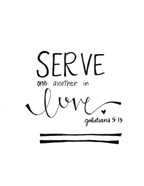 Items Similar To Serve One Another In Love Galatians 513 Digital