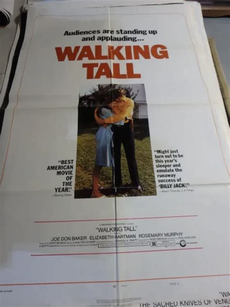 Walking Tall Joe Don Baker Original Folded One Sheet Poster Picclick