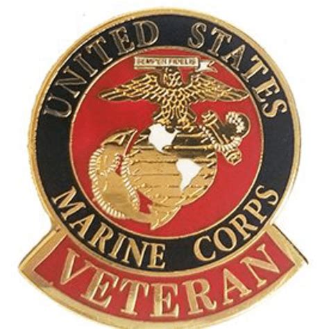 Usmc Marine Corps Veteran Lapel Pin