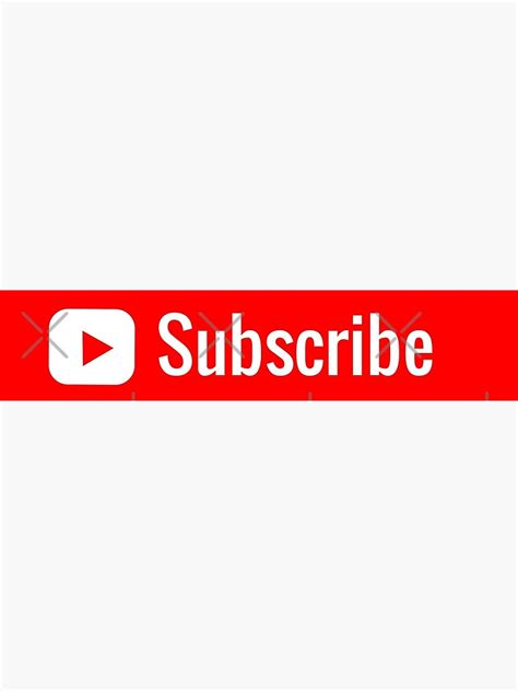 Youtube Subscribe Button Photographic Print For Sale By Nischaynamdev