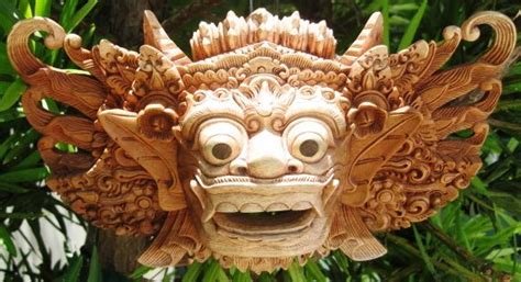 He is the king of the spirits, leader of the the balinese also believe that the barong is a protector, against all evil spirits. Barong Balinese Mask | Carving, Lion sculpture, Barong
