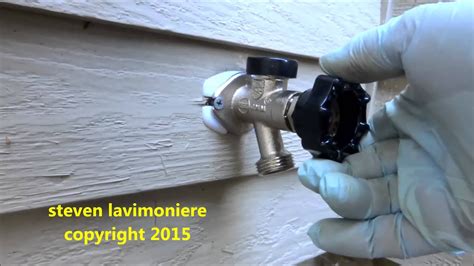 Where a leak from an outside faucet appears to have no apparent cause, it may be due to the components within. leaking outside sill faucet replaced:plumbing tips - YouTube
