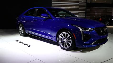 New 2020 Cadillac Ct4 V Sports Sedan 2019 La Auto Show Los Angeles