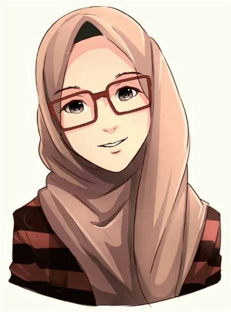 hijab cartoon anime muslimah hijab drawing