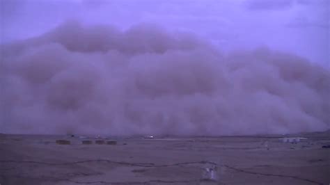 Dust Storm Al Asad Iraq 4 25 11mov Youtube