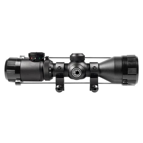 Barska 3 9x42 Contour Compact Riflescope 4a Mil Plex Ir W Rings