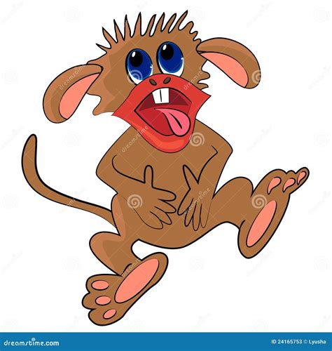Cartoon Monkey Laughing Stock Vector Image Of Animal 24165753