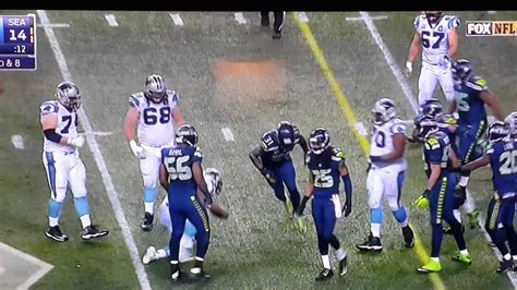 Responsible for all economic and financial matters, the role is equivalent to that of a finance minister. Kam Chancellor big hit on Mike Tolbert - YouTube